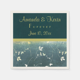 Chic und elegantes Vintages Muster Serviette