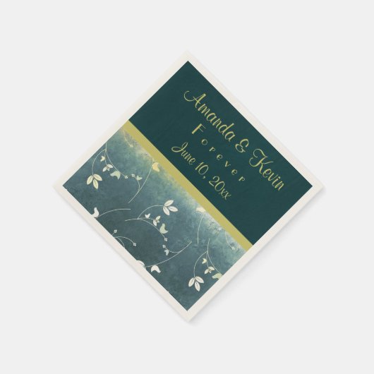 Chic und elegantes Vintages Muster Serviette (Ecke)