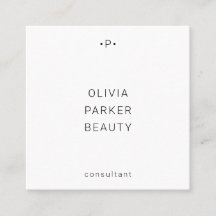 Chic und Minimal Monogramm| Schwarz und Weiß