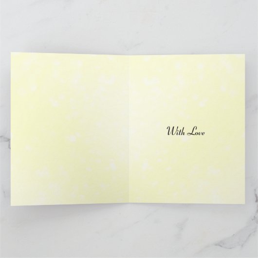 Chic und stilvolle Happy Birthday Girlfriend Karte (Innenseite)