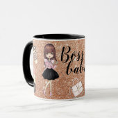 Chic und Wild Girl's Planner Tasse (Vorderseite Links)