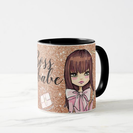 Chic und Wild Girl's Planner Tasse (VorderseiteRechts)