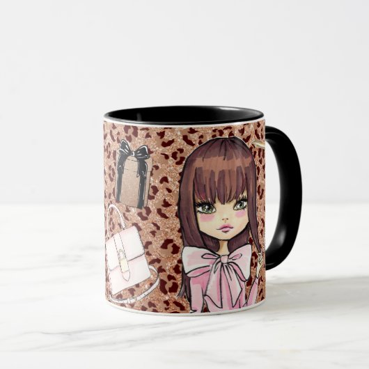 Chic und Wild Girl's Planner Tasse (VorderseiteRechts)
