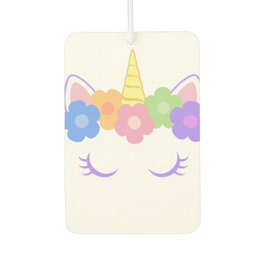 Chic Unicorn Autolufterfrischer (Vorderseite)