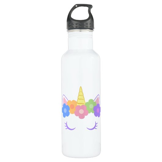 Chic Unicorn Edelstahlflasche (Vorderseite)