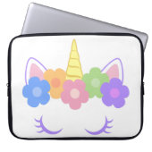 Chic Unicorn Laptopschutzhülle (Vorderseite)