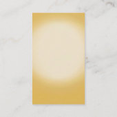 Chic Unique Monogram Business Card Visitenkarte (Rückseite)