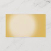 Chic Unique Monogram Business Card Visitenkarte (Rückseite)