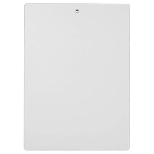 Chic Unique Script Calligrafy Name Grau Klemmbrett (Rückseite)