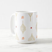 Chic & Unique, Thoughtful Yoga Girl Om Shanti  Kaffeetasse (Vorderseite Links)