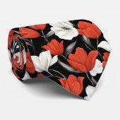 Chic Valentine Gifts For Men Tulip Krawatte (Gerollt)