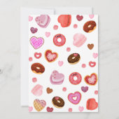 Chic Valentines Cookie Decoration Party Einladung (Rückseite)