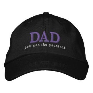 Chic Vater Sie sind die Beste Baseballkappe Bestickte Baseballkappe