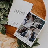 Chic Verheiratet und hell Weihnachten Foto Vielen