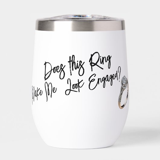 Chic Verlobung Geschenk für Bride anzeigen (Vorderseite)