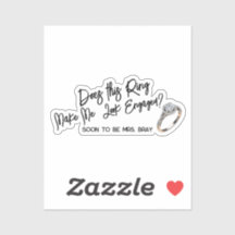 Chic Verlobung Geschenk für Bride anzeigen