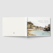 Chic Verona Adige Fluss Italy WasserfarbenWedding Gästebuch (Voll)