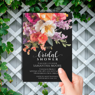 Chic Vibranly Floral Brautparty Einladung