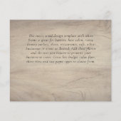 CHIC Vielen Dank, dass Sie FOTO COLLAGE Baby Cards (Rückseite)