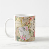 Chic Viktorianisch Ephemera, Angels und Rose Kaffeetasse (Links)
