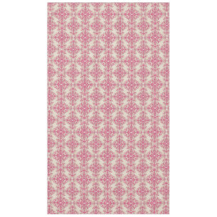 Chic Viktorianisch Style Floral Damask Muster Pink Tischdecke