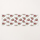 Chic Viktorianische Rose mit Monogramm - Weißer Hi Yogamatte (Vorderseite (Horizontal))