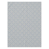 Chic Vintag Dusty Blue Damask Tischdecke (Vorderseite)