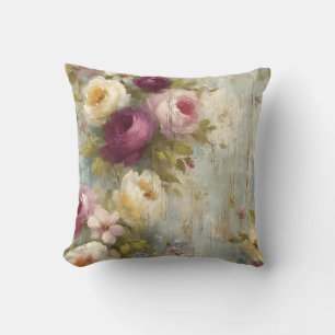 Chic Vintag Floral mit eleganten Rose Kissen