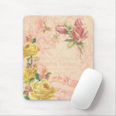 Chic Vintag Floral Mousepad (Mit Mouse)