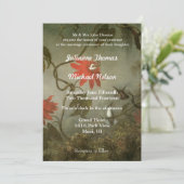 Chic Vintag Hummingbirds Wedding Einladung (Stehend Vorderseite)