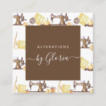 Chic Vintag Nähmaschinenmuster - Maßanfertigung