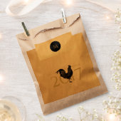 Chic Vintag Rooster Chinesisch Neujahr 2017 Gefall Geschenktütchen (Ausgeschnitten)