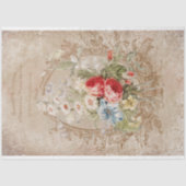 Chic Vintage französische Rose Ephemera Decoupage Seidenpapier (Vorderseite)