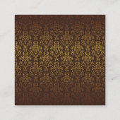 Chic Vintage Geburtstagskarte Begleitkarte (Rückseite)