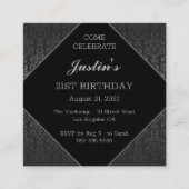 Chic Vintage Geburtstagskarte Begleitkarte (Vorderseite)