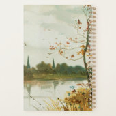 Chic Vintage Landscape Art History Stylish Planer (Rückseite)