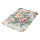 Chic Vintage Rose Badematte (Schrägansicht)
