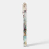 Chic Vintage Rose iPhone Hülle (Linke Seite)