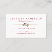 Chic-Vintage Visitenkarte (Rückseite)