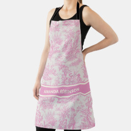 Chic Vintages Baby Pink Toile de jouded Schürze