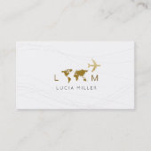 Chic Visitenkarte für einen Agent (Vorderseite)