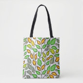 Chic Vivid Blätter Muster Tasche (Vorderseite)