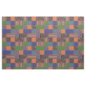 Chic-Volkskunst-Art-Imitat-Patchwork-Gewebe Stoff (Fat Quarter (45,7 x 55,9 cm))