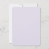 Chic Watercolor Blume Graduation Party - Einladung (Rückseite)