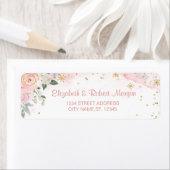 Chic Watercolor Blume Schneeflocken (Insitu)