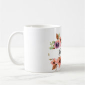 Chic Watercolor Blumen-Tasse Kaffeetasse (Links)