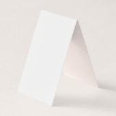 Chic Watercolor Blush Pink Rose Visitenkarten (Rückseite)