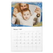 Chic Watercolor Custom Foto 2022 Kalender (Feb 2027)