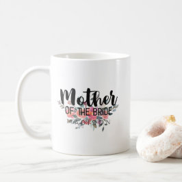 Chic Watercolor Floral Wedding Mother of the Bride Kaffeetasse