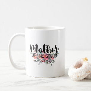 Chic Watercolor Floral Wedding Mother of the Groom Kaffeetasse